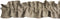 Zen Creative Designs Faux Burlap Sleeve Topper Window Valance Top Bottom Ruffle