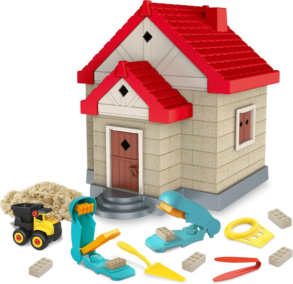 SIGHTEEDA Moldable Play Sand Kit for Kids 3-8 Years | 1.7 lbs Sensory