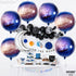 KatchOn Big Galaxy Balloons - 22 Inch Pack of 6, 360 Degree 4D Round Sphere Balloons for Space Themed Party Decorations