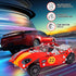 ArtCreativity Metal Model Car Building Kit, 230 PC 3D Car Model Kit for Boys, Red Vintage Toy Racecar