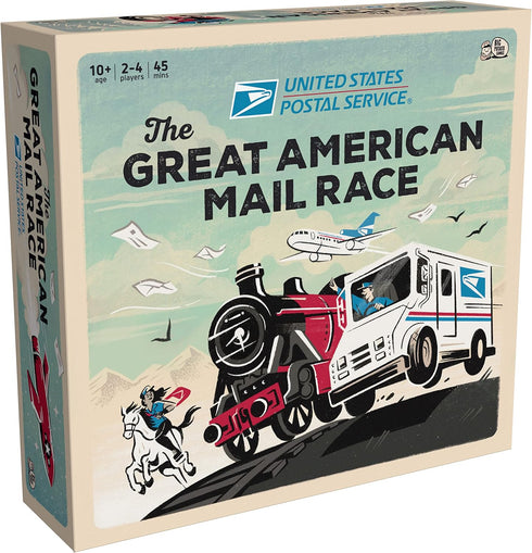 USPS Great American Mail Race: A Letter-Carrying Family Board Game for Kids 10+ and Adults