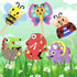 6 4+ VKPI Make Popstick Puppets Craft Kits for Kids, Foam Crafts, Story Time Toys for Ages Toddler, Dinosaurs