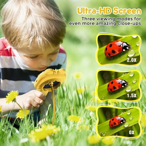 Vivid Glass 4-12 Borescope Camera for Kids - STEM Science Educational Toy for Years Old Boys & Girls | Birthday Gift