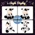 11' Hopearl LED Musical Stuffed Smile Cow Light up Singing Plush Toy Adjustable Volume Lullaby Animated Soothe Birthday