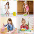 Set Set, 12 Playset 3 4 5 6 Lonico Wooden Kids Cleaning Toy for Toddlers Mop Broom and Dustpan Pcs Detachable