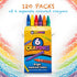 120, 6-Packs 720 Bedwina Bulk Crayons - Case of Total Crayons Bulk School Supplies for Kids, Toddlers, Teachers