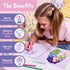 5 BSCOOL - Drawing, Coloring & Activity Book. Create Hairstyles with Stickers and Guides. Fashion Design Sketchbook