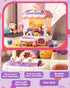 Claw Machine for Kids, Mini Vending Machine with Music, Electronic Prize Dispenser for Party Birthdays, Includes 45
