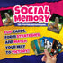 2-5 Social Memory - Strategic Twist On Classic Memory Game! Great for Grandkids, Engaging Matching Cards for Families