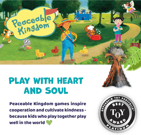 Peaceable Kingdom Dinosaur Escape Cooperative Memory Game of Logic and Luck for 2-4 Kids Ages 4+