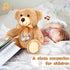 14 Inch Remembrance Bear Plush Stuffed Animal with Recorder, Picture Frame, Voice Recording Gifts