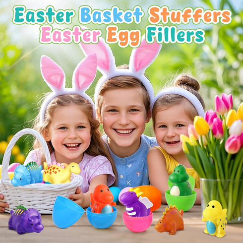 MACALOCA 1-3 4-8, 2-4, Color Changing No Hole Toddler Bath Toys for Kids Ages Easter Egg Fillers Easter Basket Stuffers