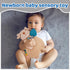 Pro Goleem 0 3 6 9 12 Dog Loveys for Babies Girl and Boy, Baby Lovey with Teether, Baby Toys Months, Safety Teething