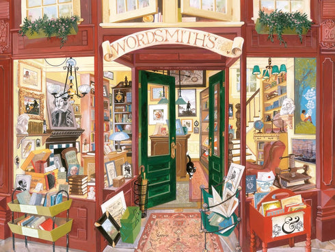 Ravensburger Wordsmith's Bookshop 1500 Piece Jigsaw Puzzle for Adults - 12000728 -