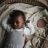 Mushie Muslin Baby Swaddle Blanket, 100% Organic Cotton (Dinosaurs)