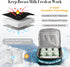 CarryWise S1 S2, 10 Packs Large Breast Pump Bag for Spectra Double Layer Removable Breast Milk Cooler Bag with Gel Ice