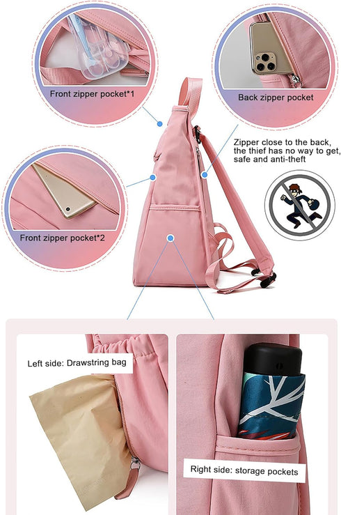 Meinii Mommy Diaper Bag Multifunction Baby Changing Bag with Insulated Pockets Waterproofing Large Capacity Bag