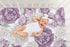 Sweet Jojo Designs Fitted Baby Crib Sheets (Boho Purple Floral) for Girls, Infant Nursery, Toddler Room - Standard Size