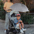 TOYANDONA Stroller Sun Cover Umbrella, Clip On UV Rain Protection Blackout Blind for Strollers, Bicycle, Baby Carriage