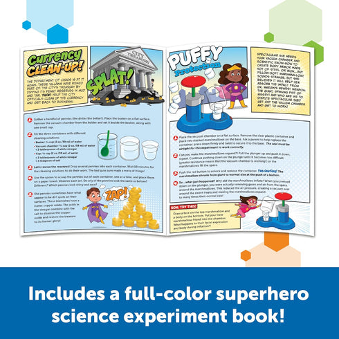 6+,21 Learning Resources STEM Explorers Superhero Science!, Critical Thinking, Experiments for Kids, Magnets for Boys