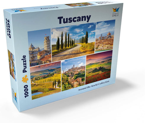 MyPuzzle Tuscany - Florence, Siena and Pisa Premium 1000 Piece Jigsaw Puzzle for Adults