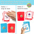 Animal Cards for Kids - Fun Exercise Games Action Cards for Preschool Card Games & Gross Motor Games