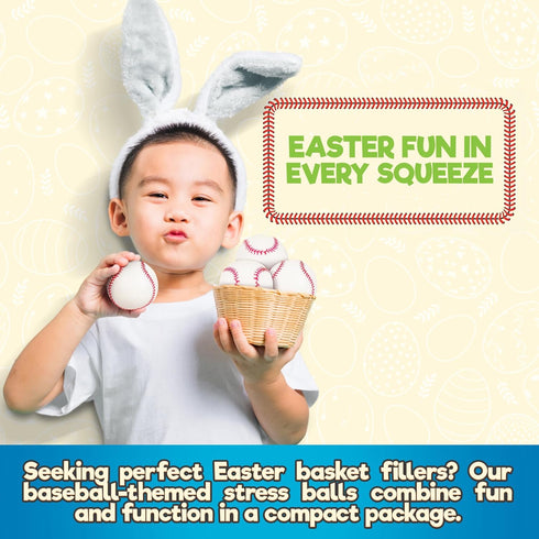 IPIDIPI TOYS Baseballs Pull, Stretch, Squeeze Fidget Balls - Squishy & Sticky Sensory Balls, Pack of 3