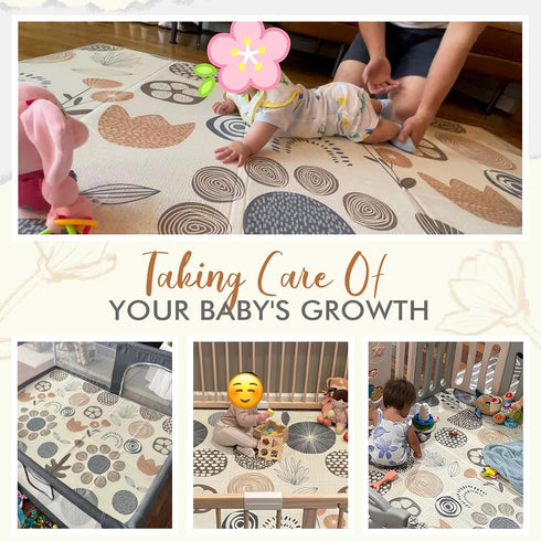 Mloong Floor,59x71x0.4inch Baby Play Mat for Playmat for Baby with Carry Bag, Foldable Play Mat,Kids Foam Play