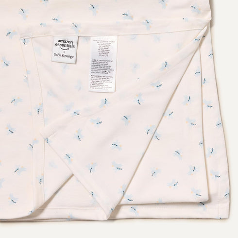 Amazon Essentials x Sofia Grainge Unisex Babies' Swaddle Blanket