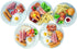 Mixed 5 Assorted Breakfast Sausage Dollhouse Miniature Food Collectibles