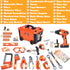 Set Set, 3-8 REXBETI Kids Tool with Box and Electronic Toy Drill, Pretend Play Kids Workbench Construction Kits