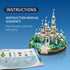 Magic Princess Castle Micro Building Blocks, Medieval Mini Building Kit for Adults, Creative Display Gift, 3600 PCS