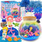 7july Mermaid Terrarium Craft Kit for Kids - LED Night Light Up