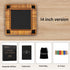 14 inches 8+4 2-4 4-Sided 10 VAMSLOVE Upgraded Shut The Box Dice Game Wooden Board Table Math Game with Dice for Player