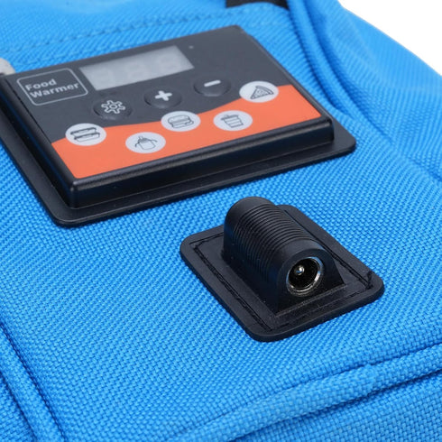 Portable Cordless Baby Bottle Warmer with Adjustable Temperature (Blue)