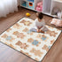 GOODOLD 50x50 Inch Cartoon Teddy Bears Baby Play Mat One-Piece Soft Crawling Mat Waterproof Playmat with Non-Slip