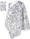 LK Baby Breastfeeding Nursing Cover Apron Soft Cotton Privacy Cover with Rigid Neckline, Adjustable
