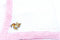 Sanjit Knitted Crochet Finished Pink Cotton Large Baby Blanket with Tiger Cub Applique