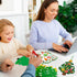 80UncleKimby 60pcs Set Christmas Crafts for Kids - DIY Xmas Tree Ornaments with Sticker Kits - for Holiday Decorations