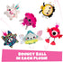 Plush Crush Series 3 Puzzle Ball (3-Pack), Surprise Collectible Character Bouncy Ball Plush Toy by Scentco
