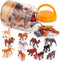 Terra by Battat 60 Pieces Wild Creatures Tube Realistic Mini Animal Figurines