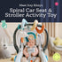 0 Itzy Ritzy Spiral Car Seat & Stroller Activity Toy - Stroller & Car Seat Toys for Ages Months and Up - Hanging Toys