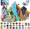 Magnetopia Magnetic Blocks - 150PCS Magnetic Building Block Cubes Dark Forest Glacier Castle,