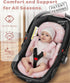 TinlyFinly Newborn Car Seat Insert, Head and Body Support, Reversible Infant Insert Compatible with Baby Carseat