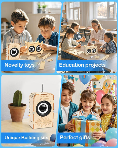 8-12, 8-13, Set, 9 10 11 14 15 16 Poraxy Science Kits for Kids Age STEM Toys for Build Your Own Bluetooth Speaker