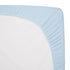 American Baby Company 2 Pack 100% Natural Cotton Fitted Cradle/Bassinet Sheets 36" x 18" - Blue