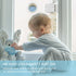 Sliding Glass Door Child Lock – 4-Pack Child-Proof Window Locks for Security & Safety – 2-Button Unlocking Childproof Window Locks with 3M Adhesive Backing – Sliding Window Locks