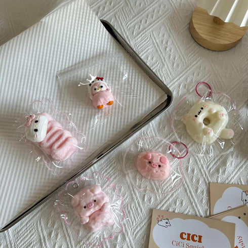 2 Pack 2 Packs, 7-10 oz) Taba Squishy Mystery Box, Cute Squishies Random, Bread or Cartoon Animal Style Squeeze Toy