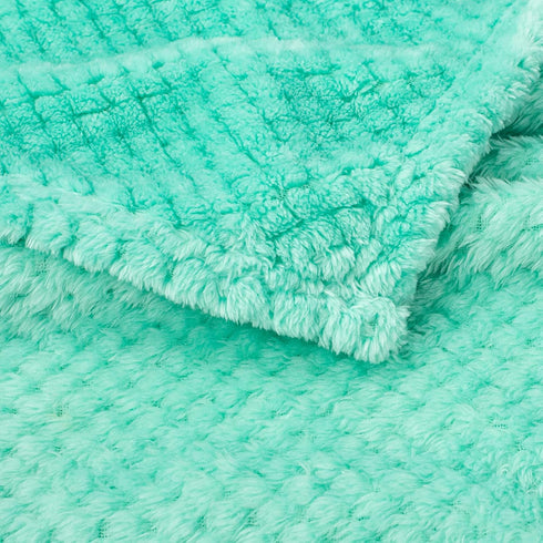 Fuzzy Blanket for Baby, Soft Warm Cozy Coral Fleece Toddler Receiving Blanket for Crib, Stroller, Travel (28Wx40L, XS-T