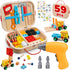 Kids Tool Set Toy for Boys - Educational Montessori Wooden Toddler Play